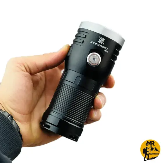 چراغ قوه 3 لامپ زینگارو مدل H4