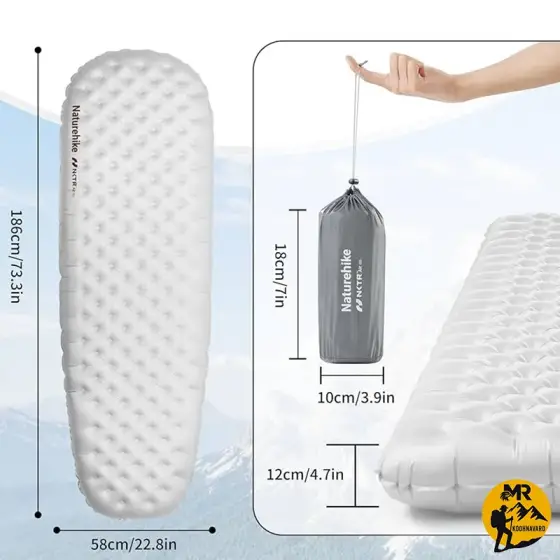 زیرانداز بادی کیسه خواب نیچرهایک‏ مدل CNK2450WS015