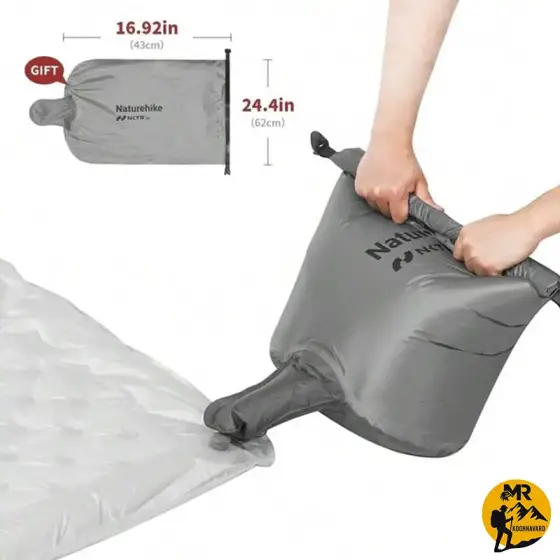 زیرانداز بادی کیسه خواب نیچرهایک‏ مدل CNK2450WS015