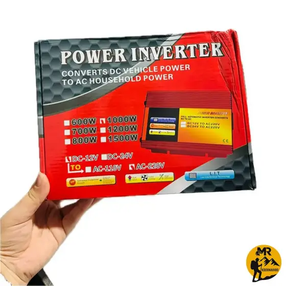 اینورتر، مبدل برق خودرو 12 ولت 1000 وات زینگارو به برق شهر 220 ولت