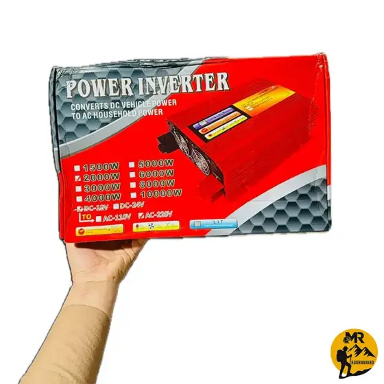 اینورتر، مبدل برق خودرو 12 ولت 2000 وات زینگارو به برق شهر 220 ولت