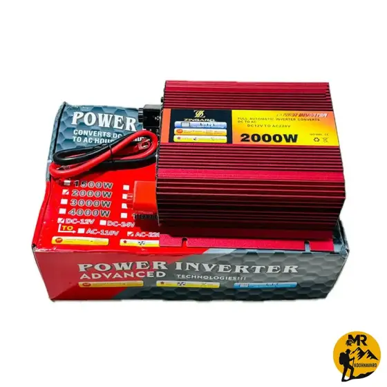 اینورتر، مبدل برق خودرو 12 ولت 2000 وات زینگارو به برق شهر 220 ولت