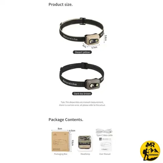 چراغ پیشانی نیچرهایک مدل CNK2450ZM010