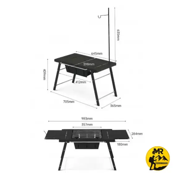 میز باربیکیو نیچرهایک مدل CNK2300CW014