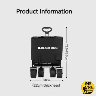 چرخ دستی تاشو بلک داگ مدل CBD2450JJ035
