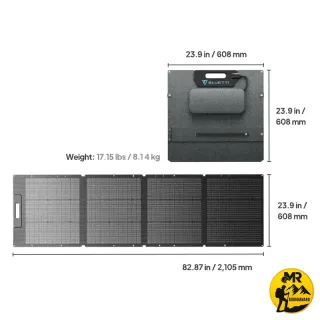 پنل خورشیدی قابل حمل 200 وات BLUETTI مدل MP200