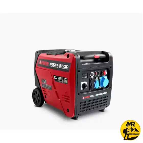 موتور برق سایلنت بنزینی 6500 وات آی پاور مدل SM6500Di