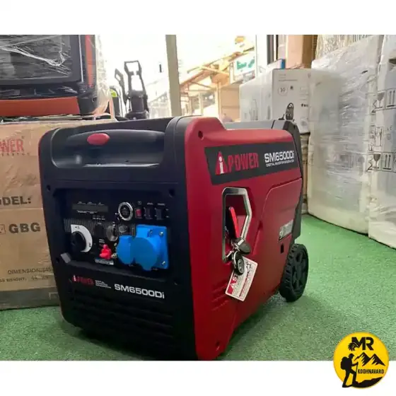 موتور برق سایلنت بنزینی 6500 وات آی پاور مدل SM6500Di