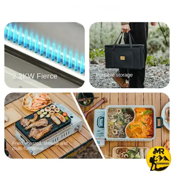 اجاق گاز چند منظوره بای ژو نیچرهایک مدل CNK2450CF033