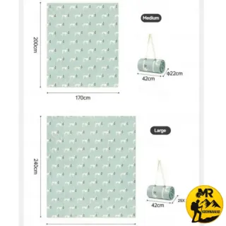 زیرانداز پیک‌نیک نیچرهایک مدل Happy Ultrasonic کد CNK2350WS010