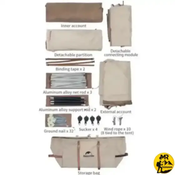 چادر کمپینگ ماشین نیچرهایک مدل CNH22ZP013