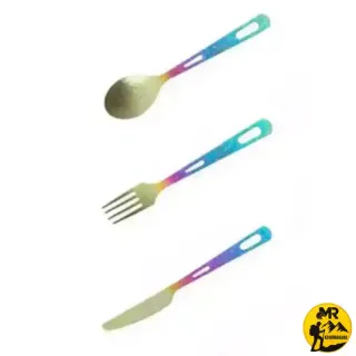 ست قاشق و چنگال تیتانیومی ماونتین هایکر مدل SZK1047