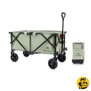 چرخ دستی تاشو 120 لیتر ماونتین هایکر مدل SZK332