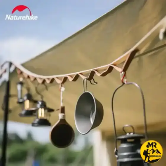 طناب آویز تزئینی چرم گاوی نیچرهایک مدل NH22PS003