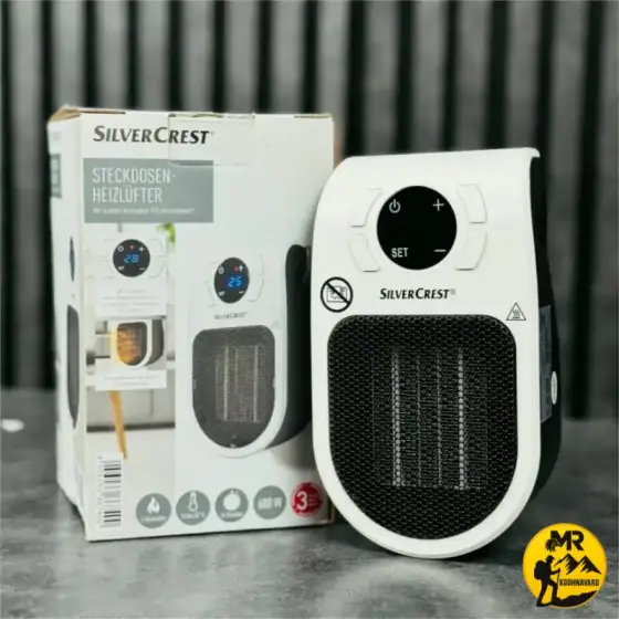 بخاری برقی پریزی سیلور کرست مدل SSH 600 A1