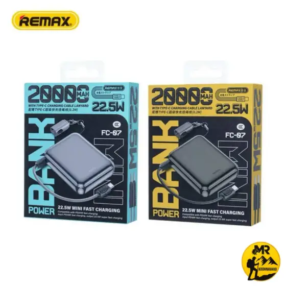 پاوربانک ریمکس مدل FC-07 ظرفیت 20000mAh