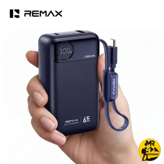 پاوربانک ریمکس مدل T132 ظرفیت 11850mAh