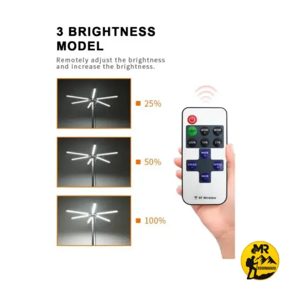 چراغ کمپینگ کانپکس مدل FR-26 COB RF