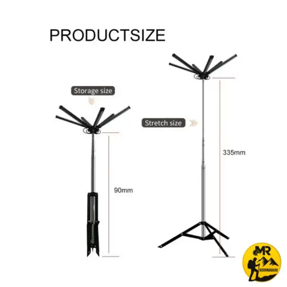 چراغ کمپینگ کانپکس مدل FR-26 COB RF