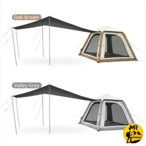چادر بادی سه نفره با سایبان نیچرهایک مدل CNK2550WS017