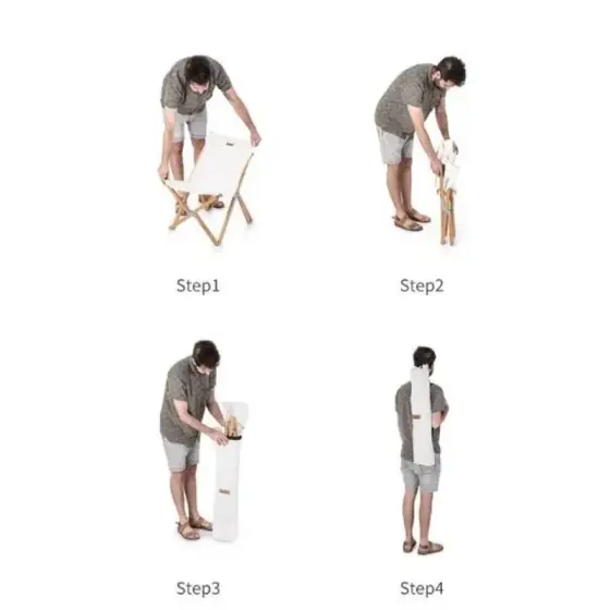 صندلی یک نفره پایه چوبی نیچرهایک (Naturehike) مدل NH19JJ008