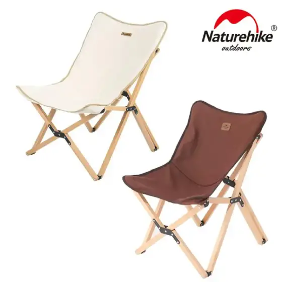 صندلی یک نفره پایه چوبی نیچرهایک (Naturehike) مدل NH19JJ008