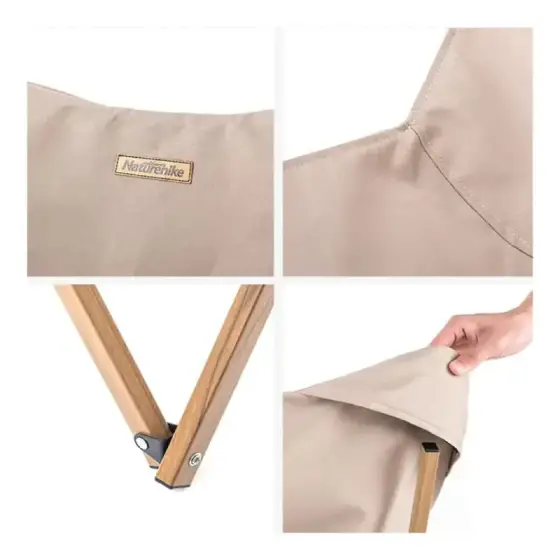 صندلی یک نفره پایه چوبی نیچرهایک (Naturehike) مدل NH19JJ008