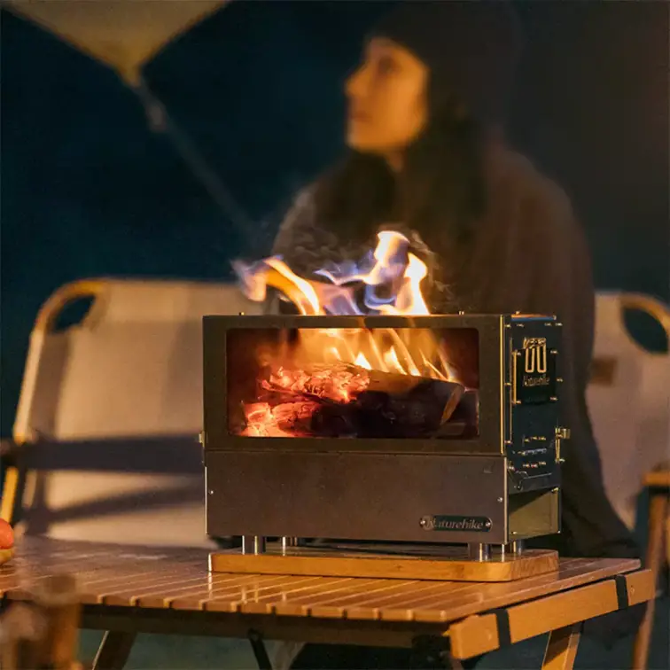 بخاری هیزمی استیل نیچرهایک مدل NH21SK004