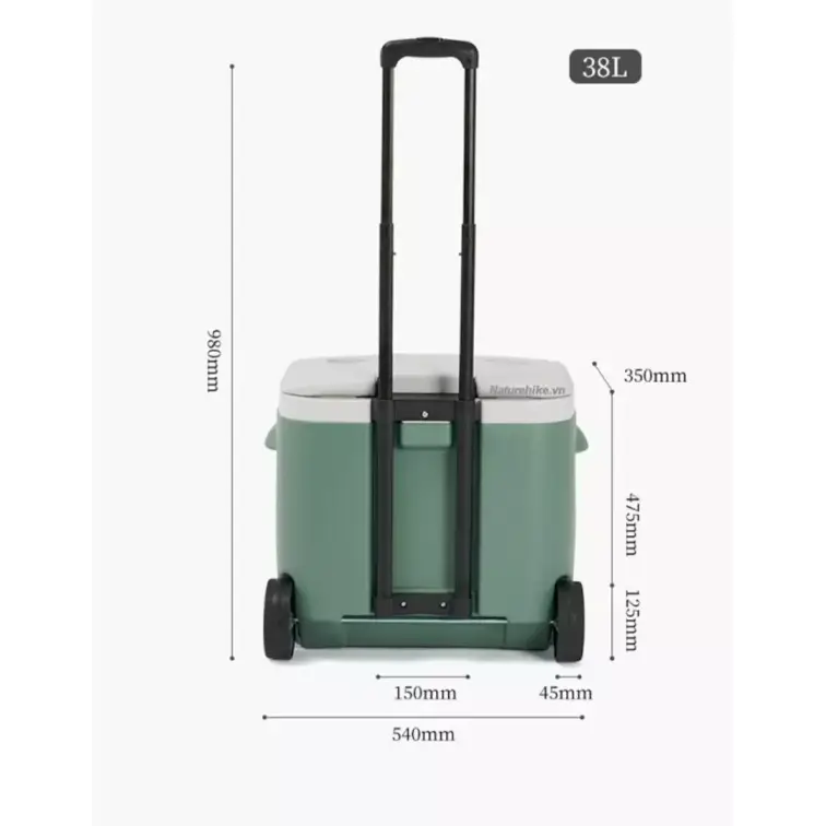 کول باکس (یخدان) نیچرهایک مدل NH20SJ021 حجم 38 لیتر