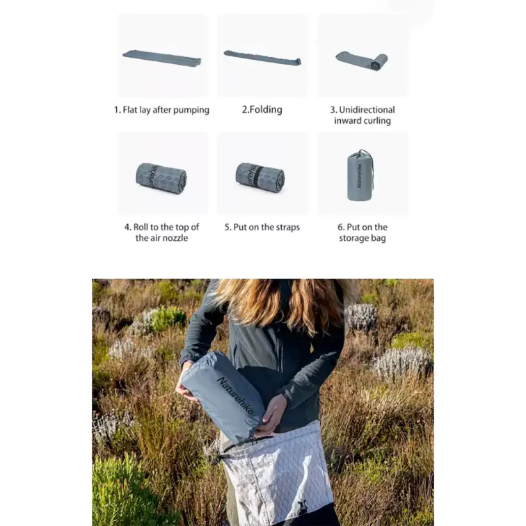 زیرانداز 1 نفره اتوماتیک سایز بزرگ نیچرهایک مدل CNK2300DZ013