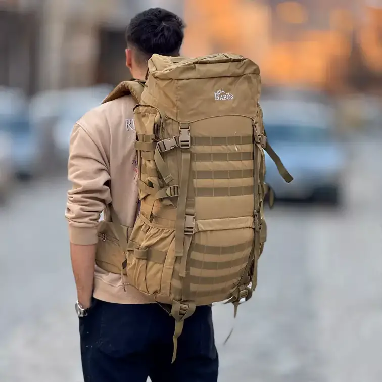 کوله پشتی تاکتیکال 80 لیتری بابوس