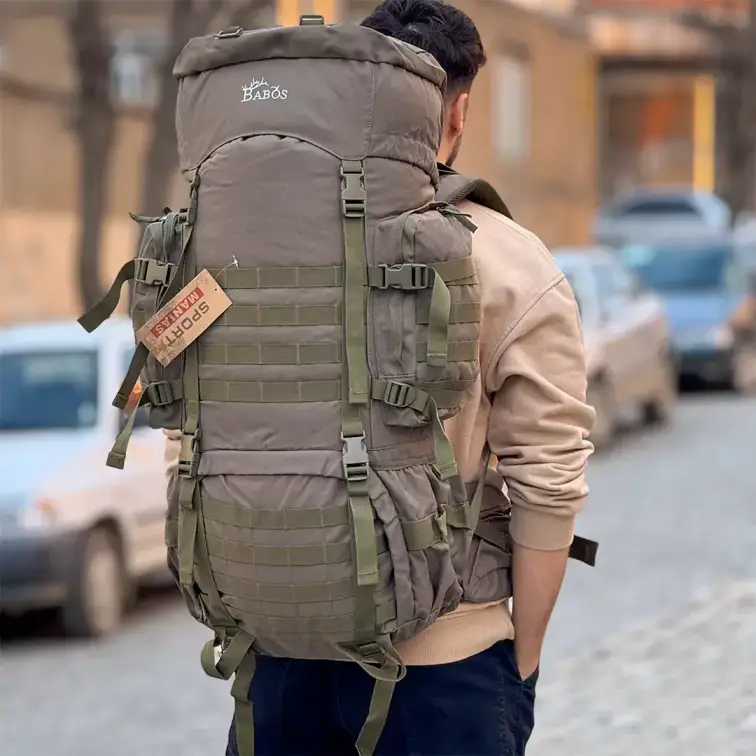 کوله پشتی تاکتیکال 80 لیتری بابوس