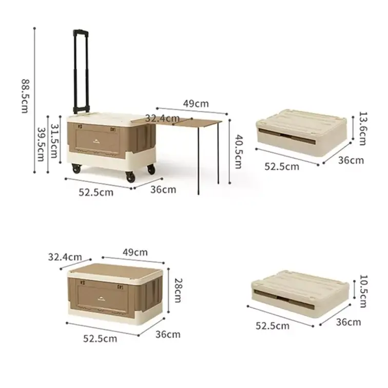 جعبه چرخ‌دار ذخیره‌سازی نیچرهایک مدل CNK2350XB012