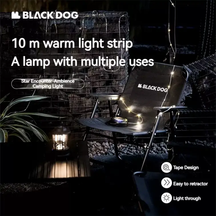 چراغ ریسه ای کمپینگ بلک‌ داگ مدل CBD2450ZM017