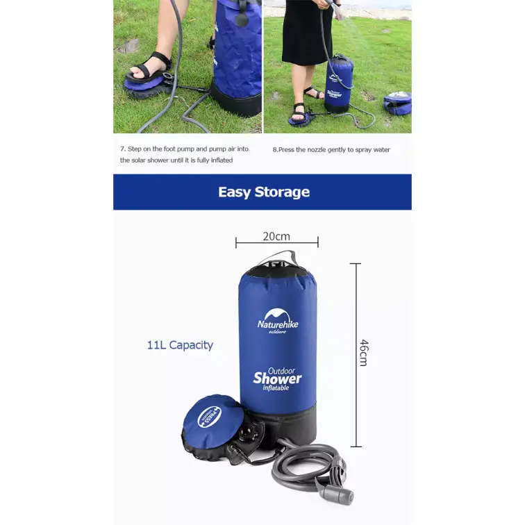 دوش سفری نیچرهایک PW1027 مدل NH17L101-D