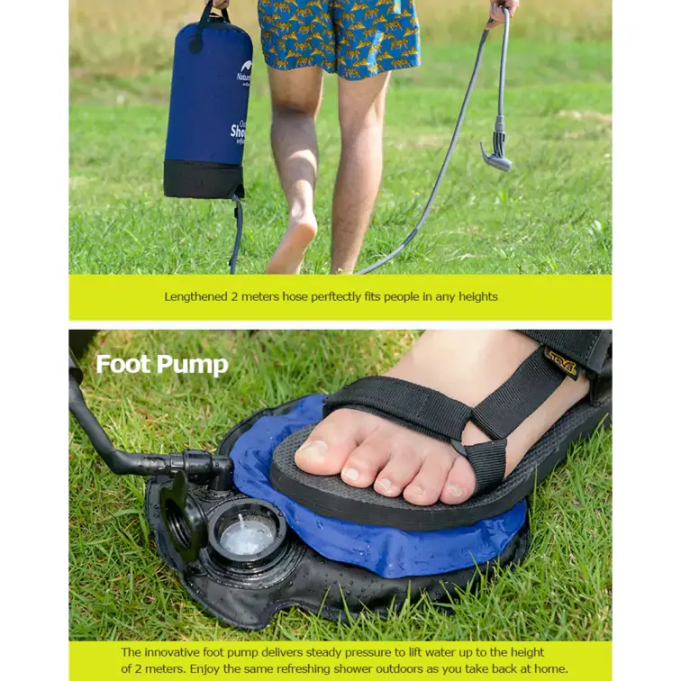 دوش سفری نیچرهایک PW1027 مدل NH17L101-D