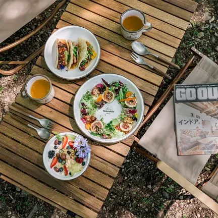 بشقاب کمپینگ لعابی نیچرهایک مدل NH20SJ030