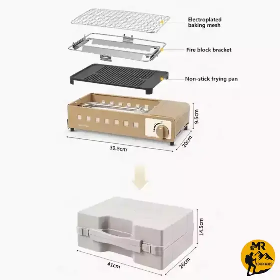 اجاق گاز چندمنظوره نیچرهایک مدل CNH22CJ007