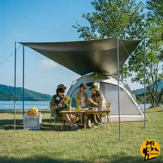 چادر اتوماتیک سایبان دار 3 نفره نیچرهایک مدل CNK2550WS010