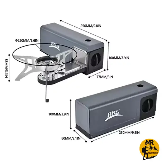 اجاق تاشو بی آر اس BRS مدل BRS-97