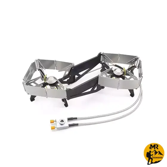 سرشعله کمپینگ تاشو دو شعله بی آر اس BRS مدل BRS-32