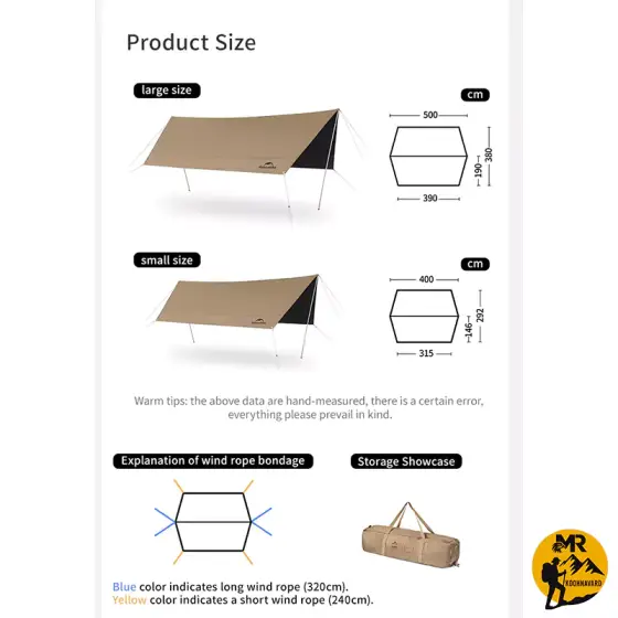 سایبان تارپ نیچرهایک Naturehike مدل CNK2350WS015